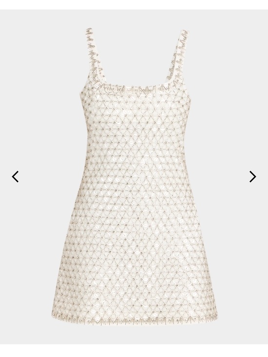 Jonathan Simkhai Dresses & Skirts - Simkhai Beaded Rhinestone Crepe Mini Dress